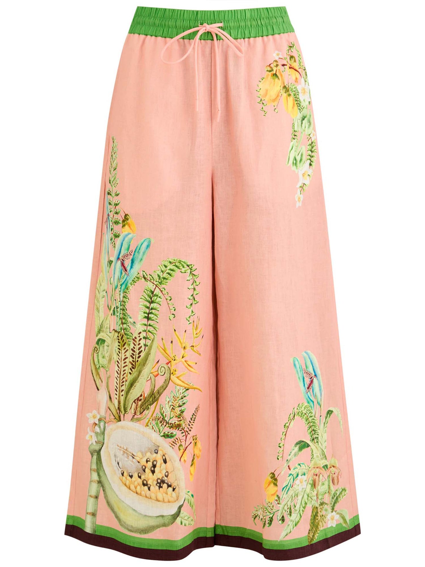 Papaya Paradise Wide-Leg Pants