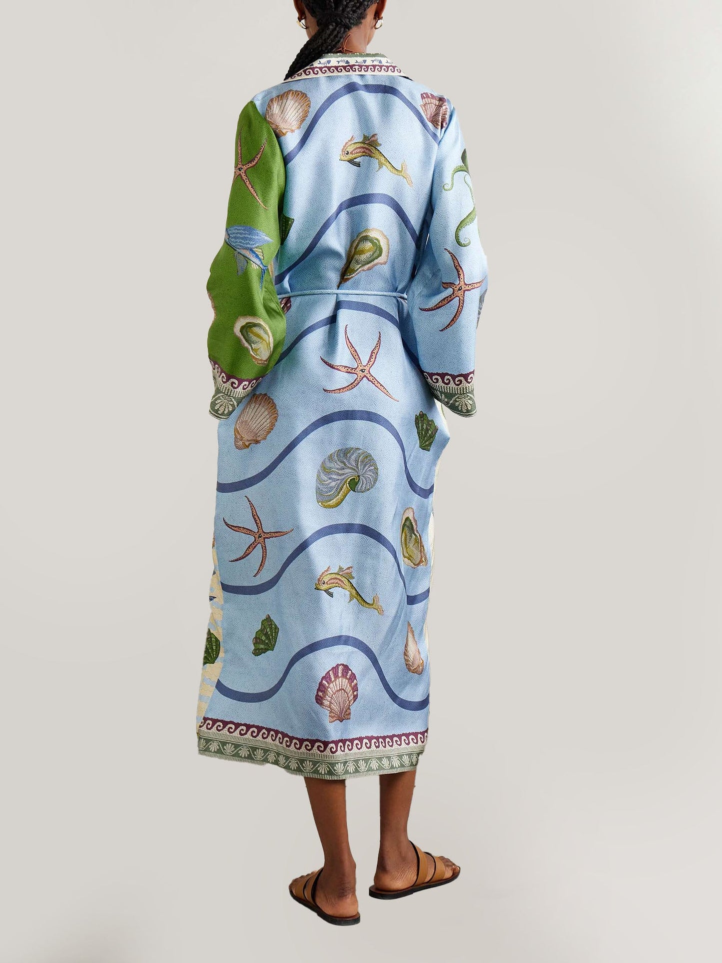 Ocean Odyssey Flowing Midi Dress