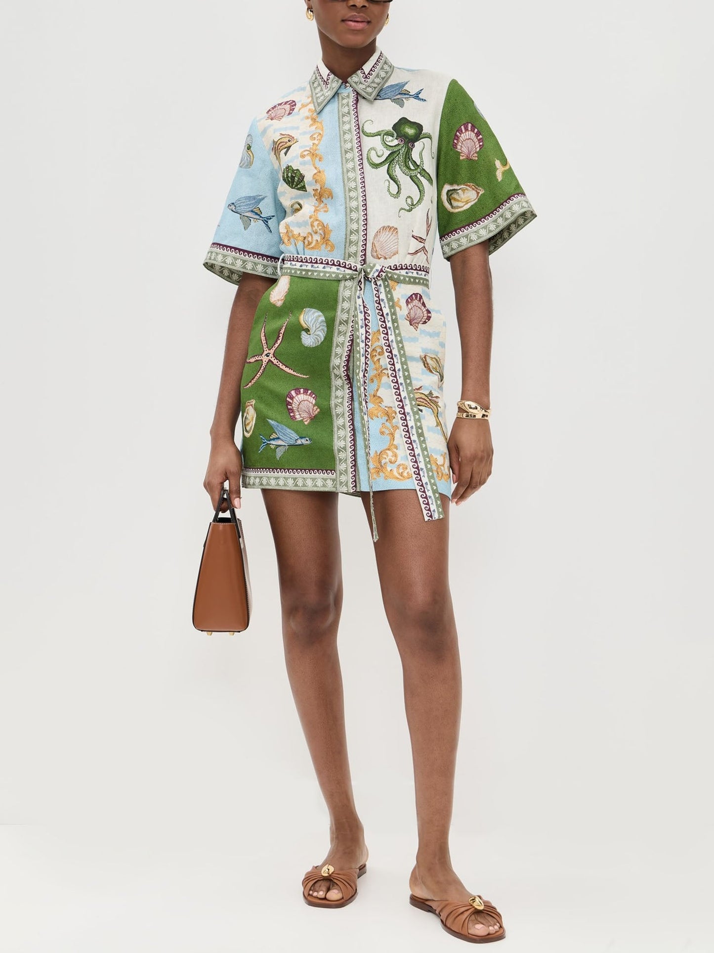 Ocean Odyssey Breezy Shirt Mini Dress