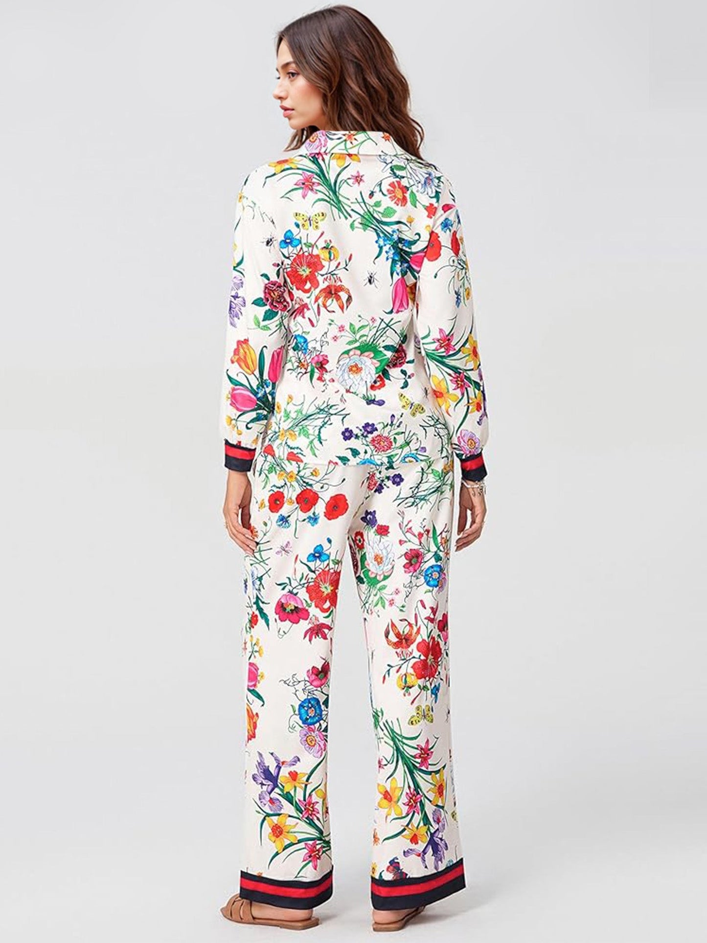 Botanical Bliss Wide-Leg Pants