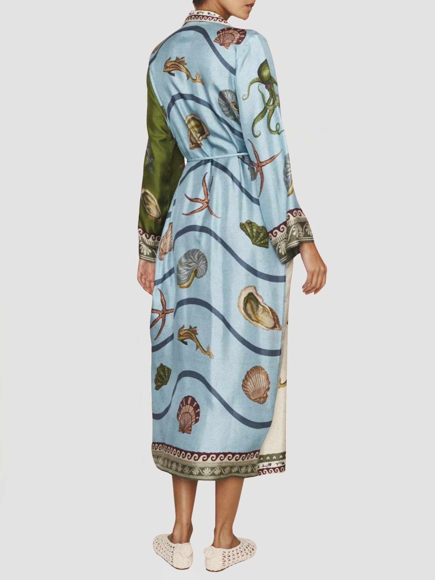 Ocean Odyssey Flowing Midi Dress