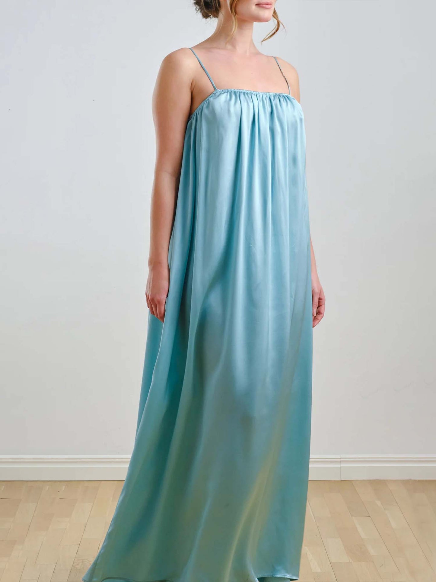 Flowy Spaghetti Strap Maxi Dress