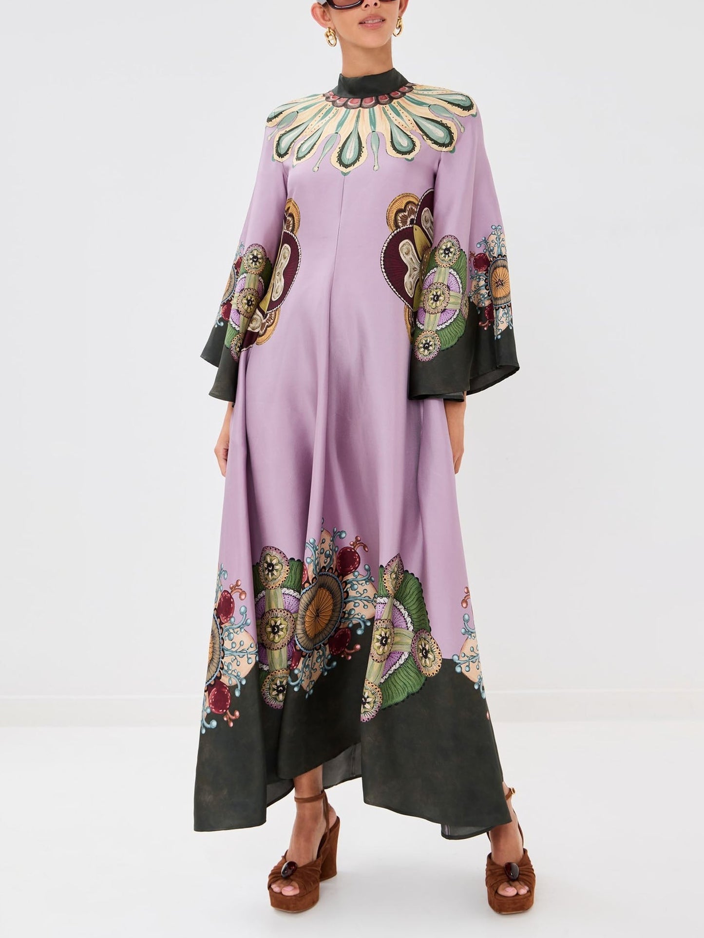 Veiled Whispers Maxi Dress