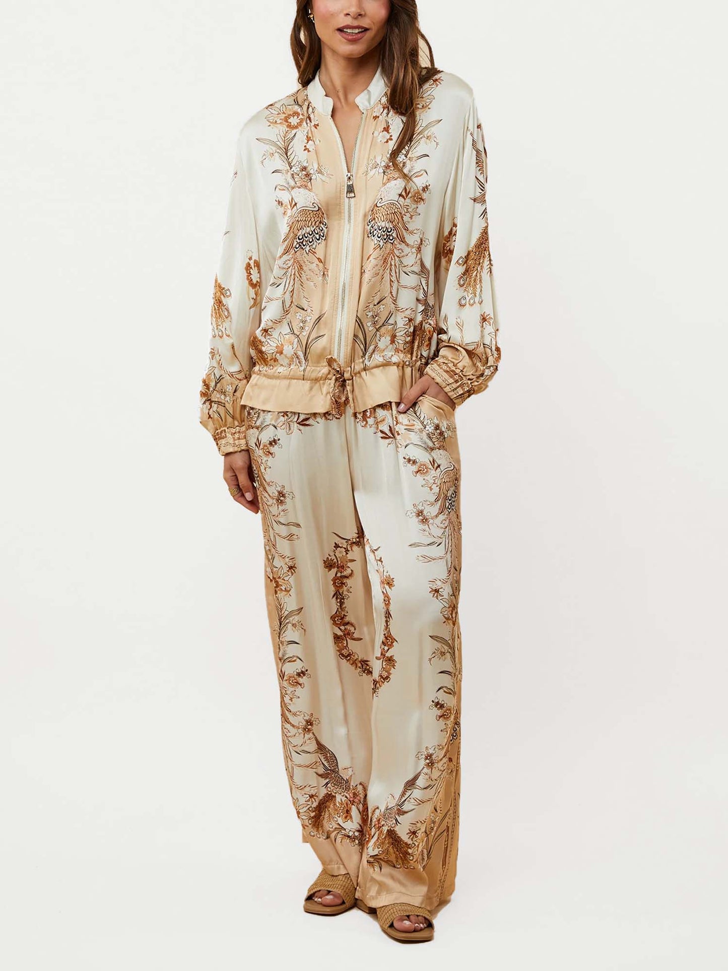 Baroque Garden Zip Shirt