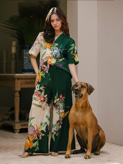 Floral Print Pants