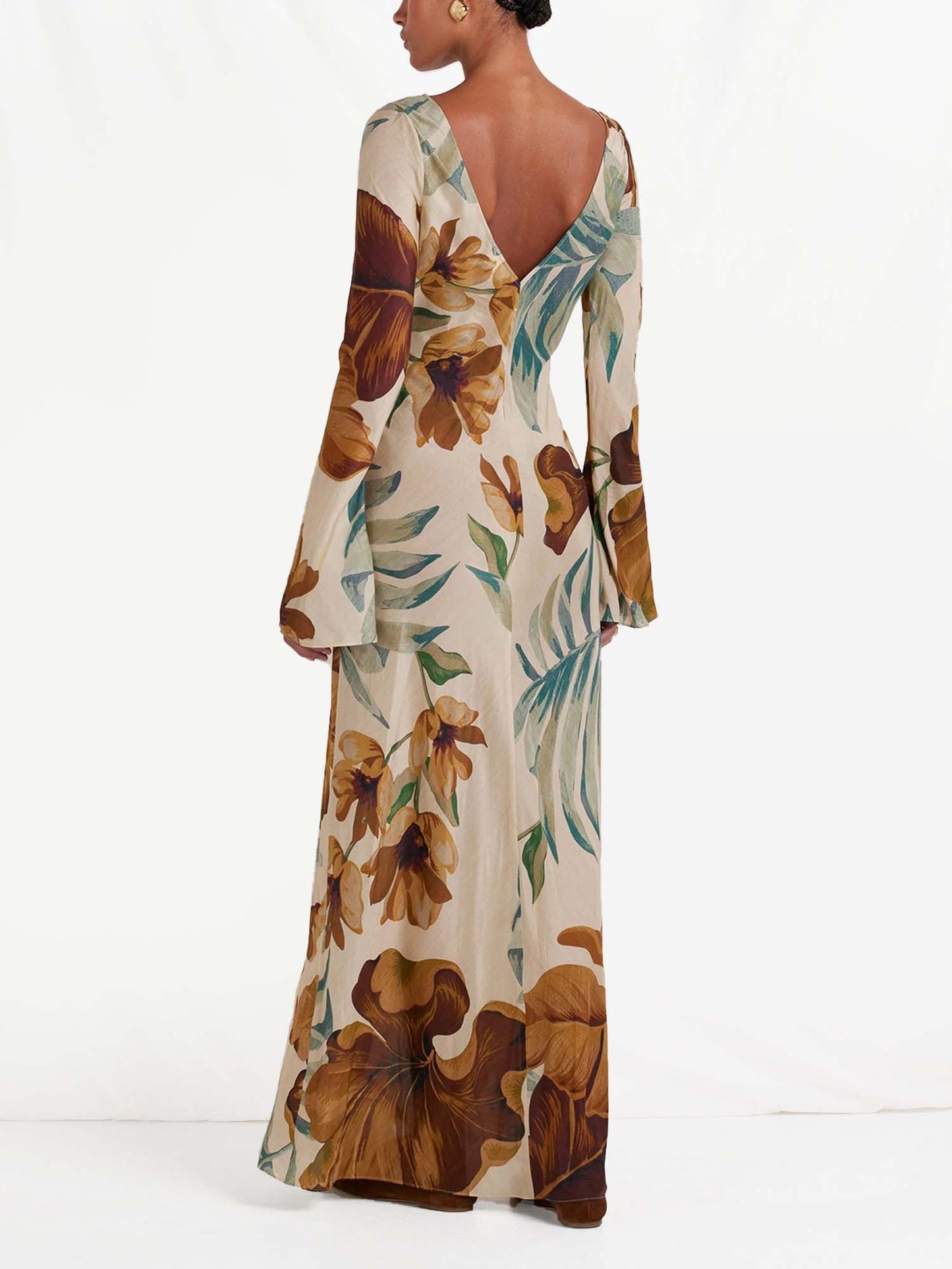 Botanical Muse Long Sleeve Maxi Dress