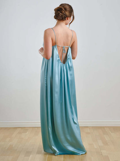 Flowy Spaghetti Strap Maxi Dress