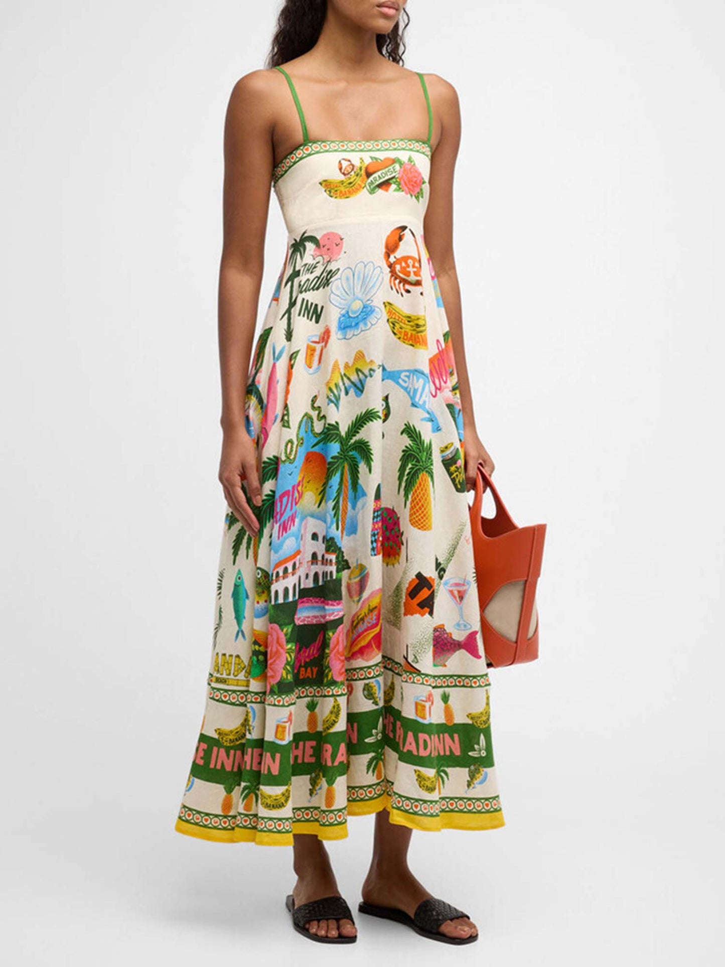 Tropical Escape Midi Dress