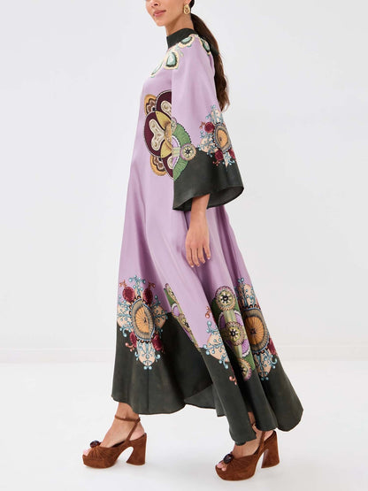 Veiled Whispers Maxi Dress