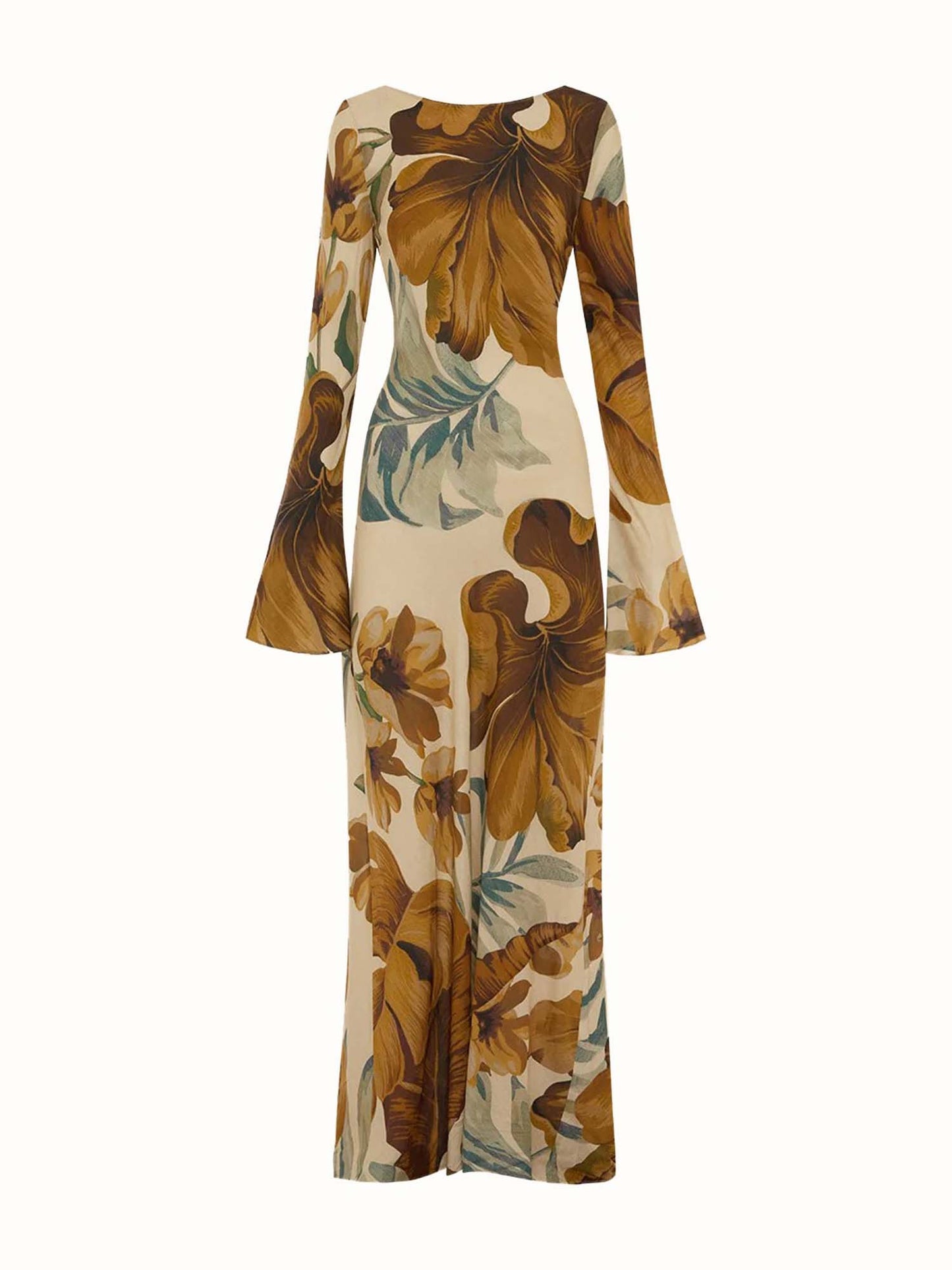 Botanical Muse Long Sleeve Maxi Dress