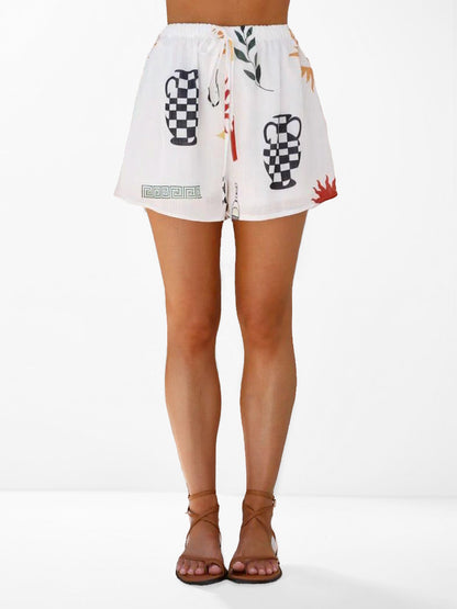 Geometric Print Two-Piece Set