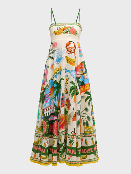 Tropical Escape Midi Dress