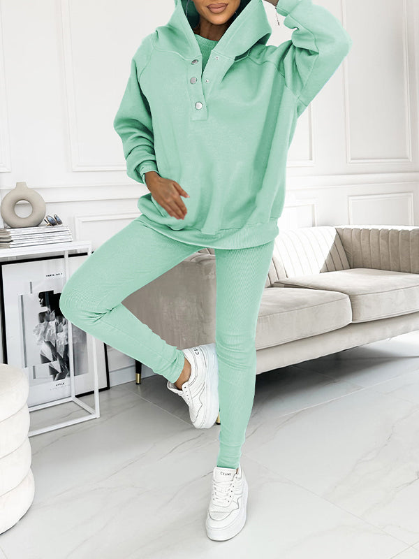 Hooded Casual and Comfortable Sweatshirt Suit