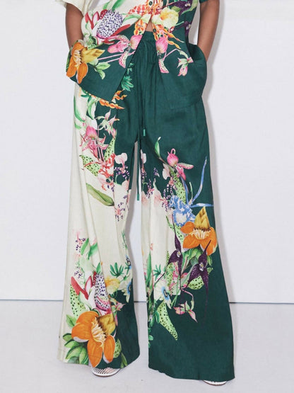 Floral Print Pants