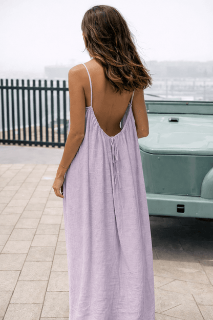 Backless Maxi Dress