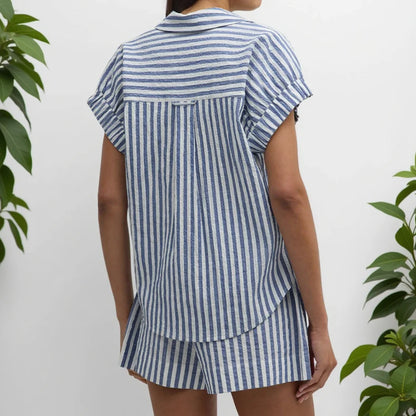 Hannah Stripe Two-Piece Set