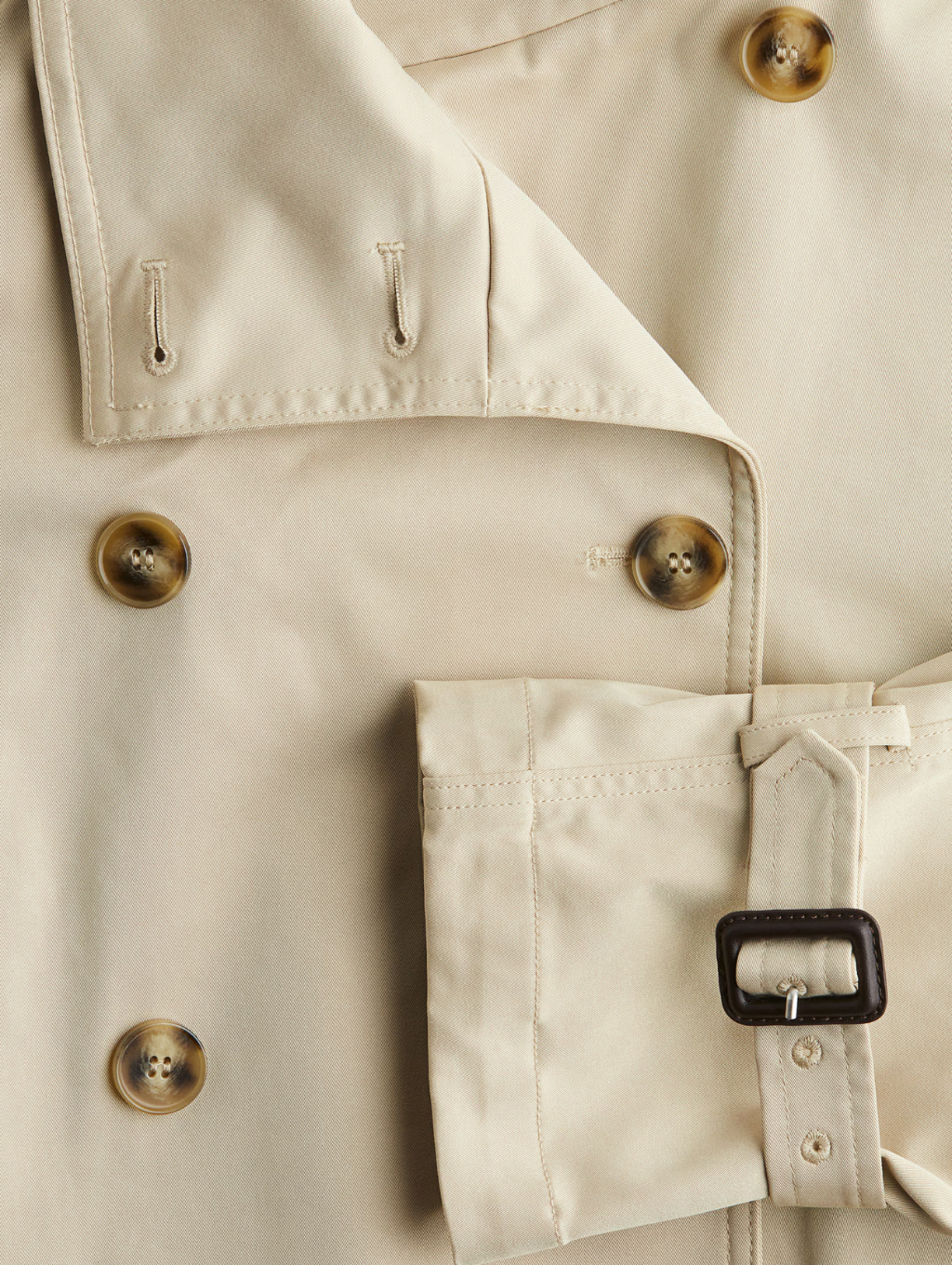 Talia Cropped Trench Coat