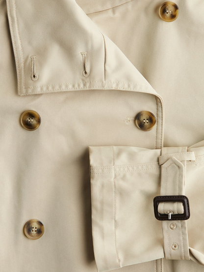 Talia Cropped Trench Coat