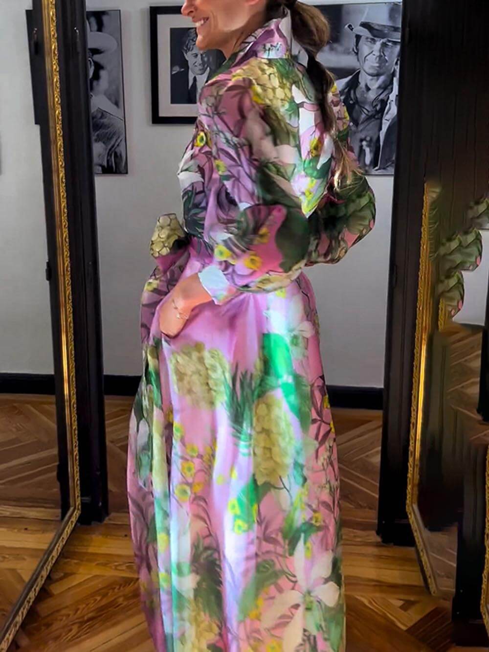 Vibrant Floral Breeze Shirt