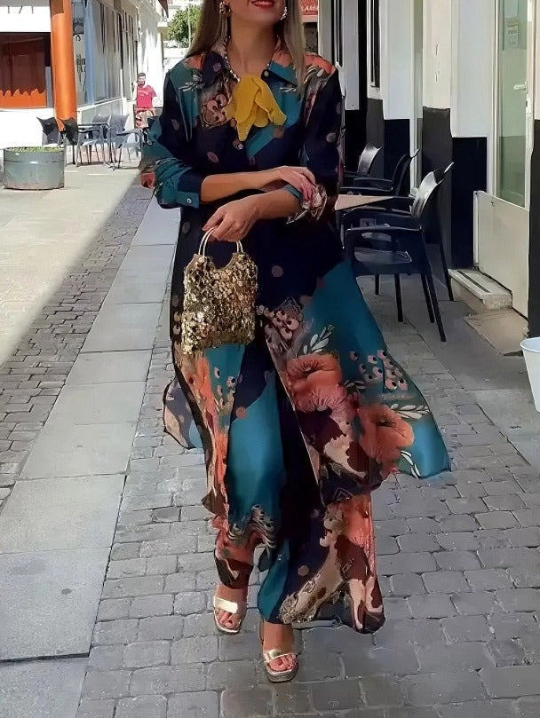 Floral Whisper Long Shirt