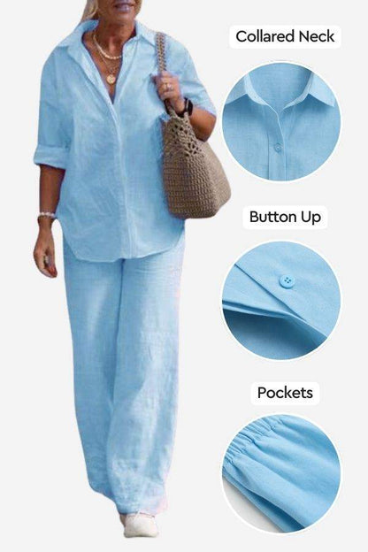 The Relaxed Shirt & Trousers Two-Piece Set